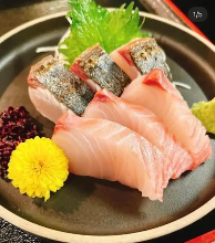 Spanish mackerel sashimi