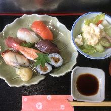 Assorted nigiri sushi