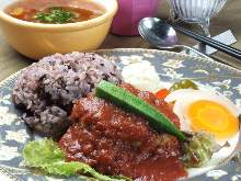 Hamburg steak set meal