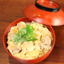 "Oyako" chicken and egg rice bowl