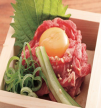 Steal tartare of roast beef