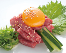 Horse meat tartare