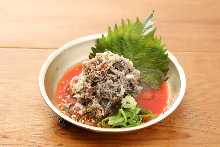 Senmai (omasum) sashimi