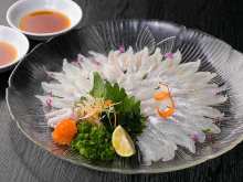 Anago (conger eel) sashimi Anago (conger eel) sashimi