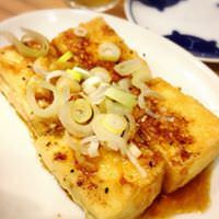 Deep-fried tofu in broth