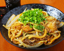 Sauteed wheat noodles