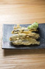 Sardine tempura