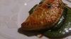 Local Conger Eel Stuffed PastrySpinach Sauce
