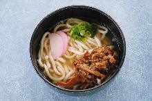 Wheat noodles with meat