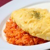 Creamy Omelet with Fried Rice Filling & Ketchup, Made with Soup