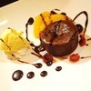 Creamy Fondant au Chocolat & Vanilla Ice Cream