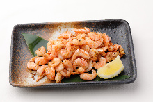 Shrimp teppan-yaki