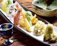 Assorted tempura