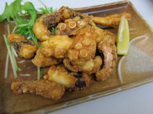 Fried octopus