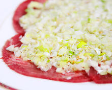 Negi tan shio (salted tongue with green onions)