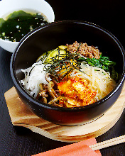 Stone grilled bibimbap