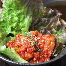 Chanja (Korean spicy marinated cod innards)