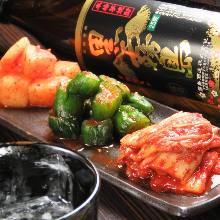 Assorted kimchi