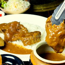 Beef tongue curry