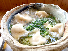 Boiled gyoza