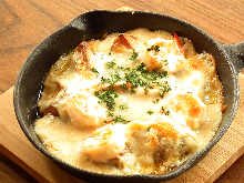 Shrimp gratin