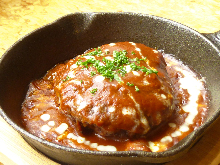 Stewed hamburg steak