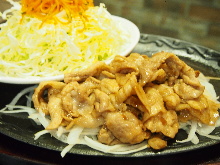 Ginger fried pork