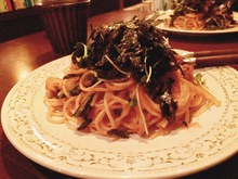 Spaghetti with mentaiko