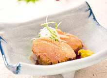 Simmered pork belly