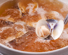 Seafood hotpot