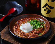 Meatballs japanese-style hamburg steak