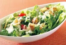 Caesar salad with slow-poached egg