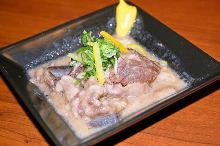 Simmered beef tendon