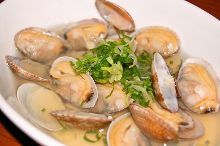 Manila clams steamed with sake