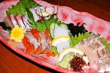 Assorted sashimi, 5 kinds