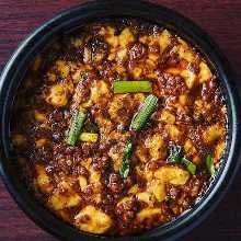 Szechuan-style mapo tofu