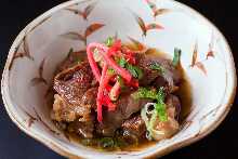 Simmered beef tendon