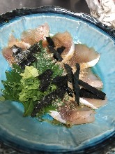 "Goma-saba" sesame-flavored mackerel (regional dish)