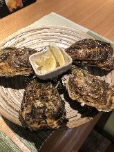 Raw, steamed, or charcoal grilled oysters