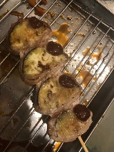 Eggplant skewer