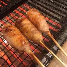 Grilled rice ball