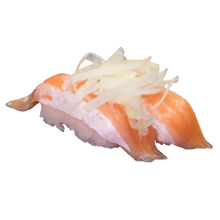 Onion and salmon