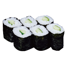 Cucumber sushi rolls