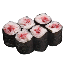 Plum perilla sushi rolls