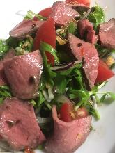 Roast beef salad