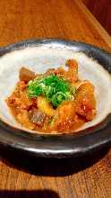 Simmered beef tendon