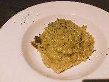 Cheese risotto