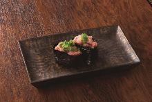 Negi toro (tuna paste with scallions)