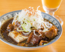 Stewed beef tendon tofu