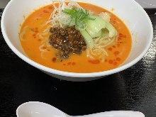 Chinese noodles in Sichuan-style sesame paste soup